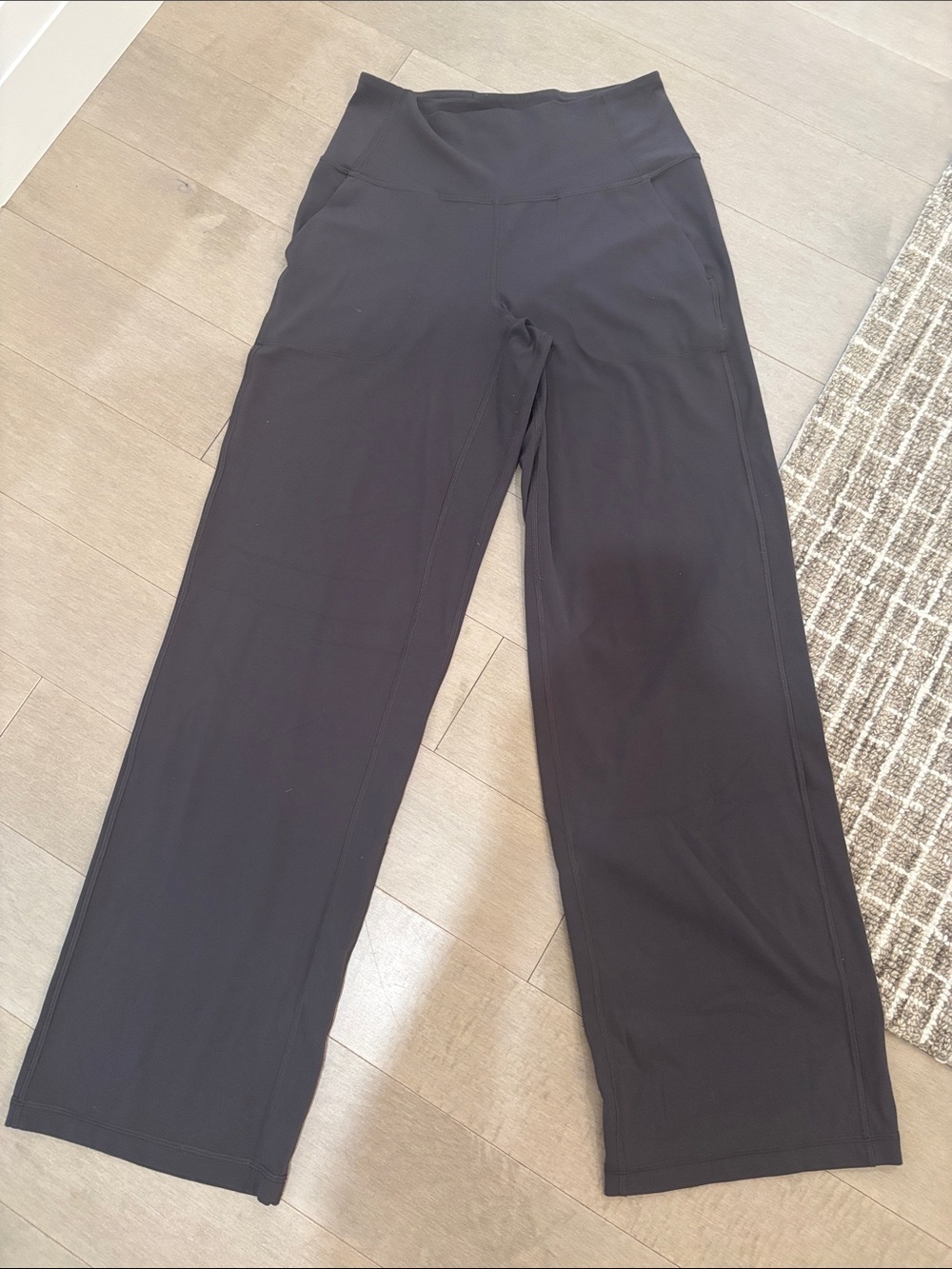 Lulu Lemon Dark grey Wide Leg Active Pants